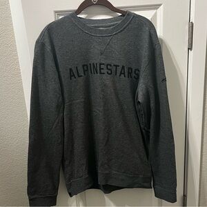 EC Alpinestars Charcoal Crewneck Sweatshirt Men’s Size M